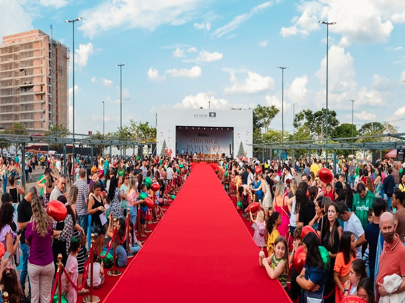 Iguatemi faz a tradicional ‘Chegada do Papai Noel’
