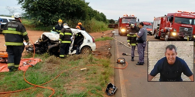 Fiscal de prefeitura da região morre em acidente de carro e caminhão 