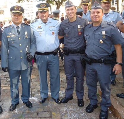Os homenageados em Rio Preto