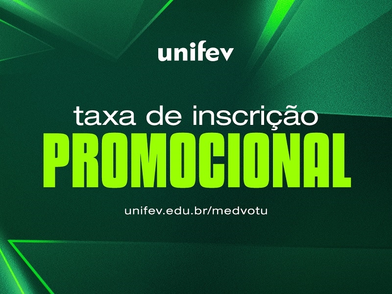 Vestibular Medicina Unifev 2026 com valores promocionais
