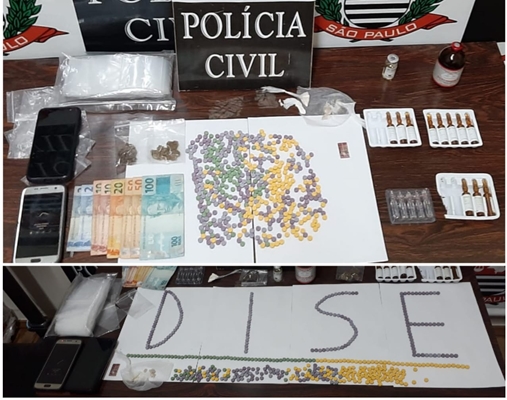 DISE prende 2 e pega anabolizante e drogas em Votuporanga