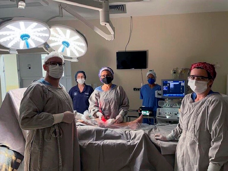 Santa Casa realiza procedimento vascular inédito