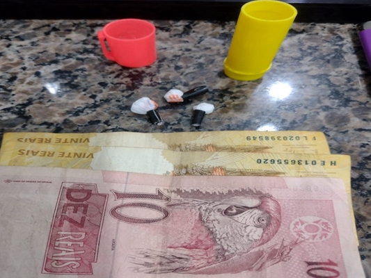 Traficante é preso pela PM em escola técnica de Estrela D´Oeste