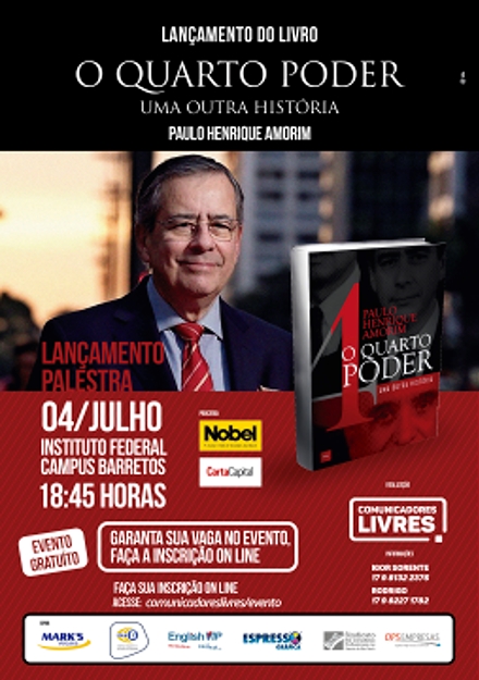Paulo Henrique Amorin lança livro na região