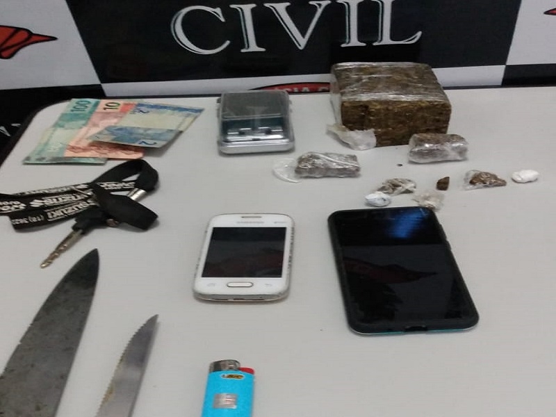 Dois traficantes presos pela Polícia Civil em Macaubal