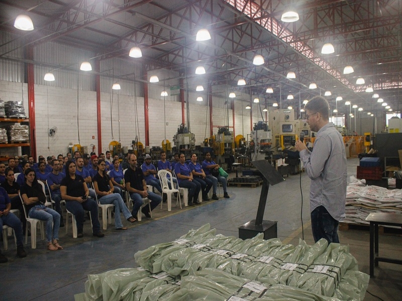 SanSaúde faz palestra em empresa da região
