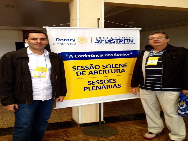 Marcelo Casali Casseb e Ricardo de Paula no evento