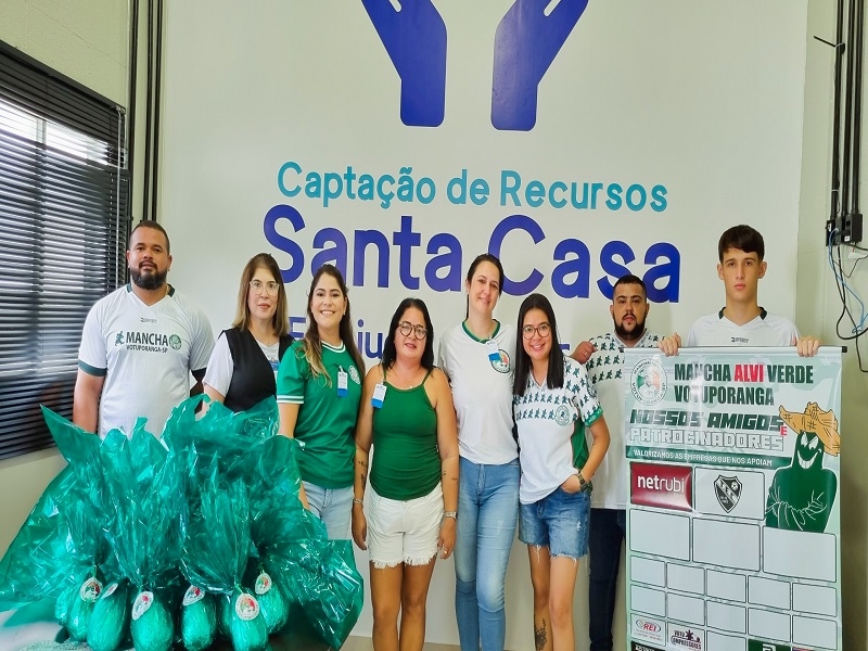 Torcida Mancha Alvi Verde na Santa Casa