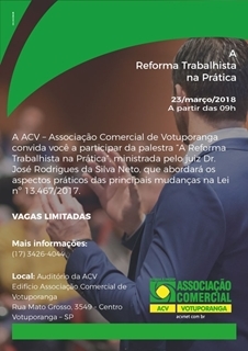 JUIZ DO TRABALHO FAZ FALA DA LEI TRABALHISTA NA ACV