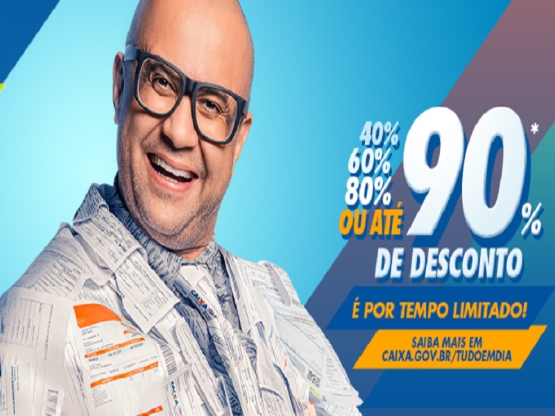 Caixa negocia dívida com até 90% de desconto