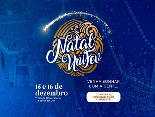 Unifev acende luzes do Natal 2023 