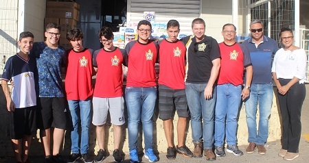 ORDEM DEMOLAY FAZ ENTREGA PRA SANTA CASA