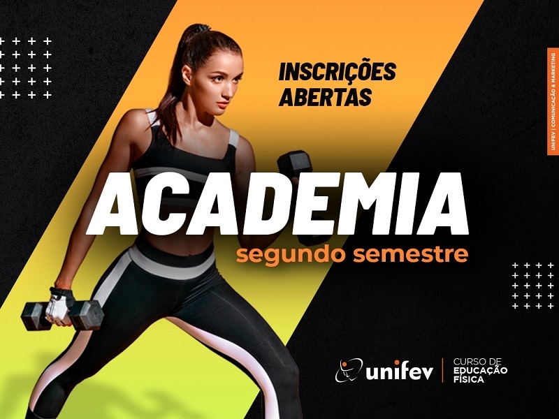 Inscrições para Academia UNIFEV