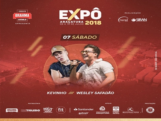 SAFADÃO E KEVINHO NA EXPÔ ARAÇATUBA 