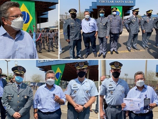 Carlão Pignatari recebe condecoração da Polícia Militar