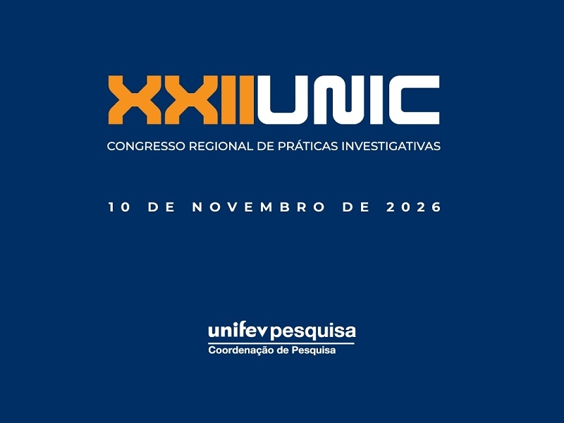 Inscrições abertas para o UNIC 2026 da Unifev