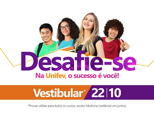 VESTIBULAR UNIFEV NO DIA 22 - em Votuporanga e Iturama