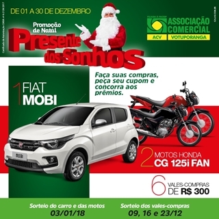 PROMOÇÃO DO COMÉRCIO TEM PRIMEIRO SORTEIO