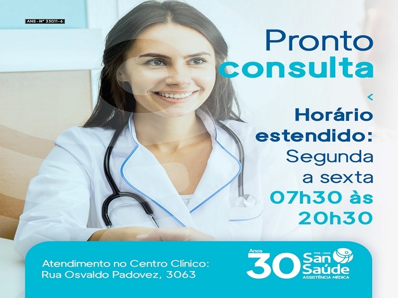 Pronto Consulta do SanSaúde oferece um serviço ágil 