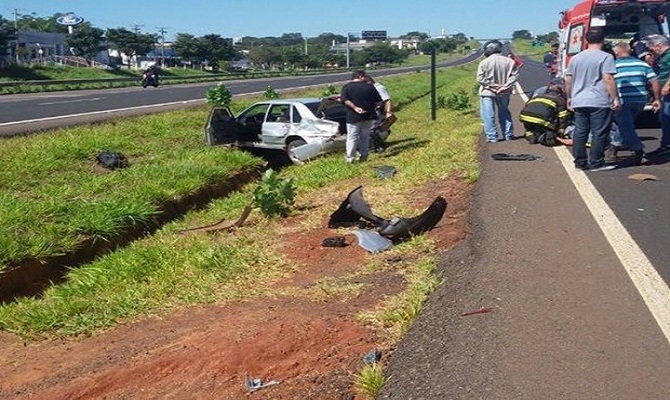 Nenhum ferido grave no acidente (Foto- Noticias Noroeste)