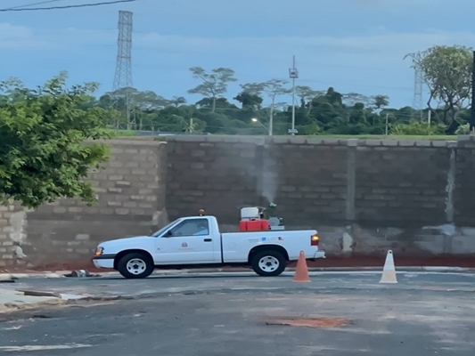 Dengue: nebulização veicular na Região Norte