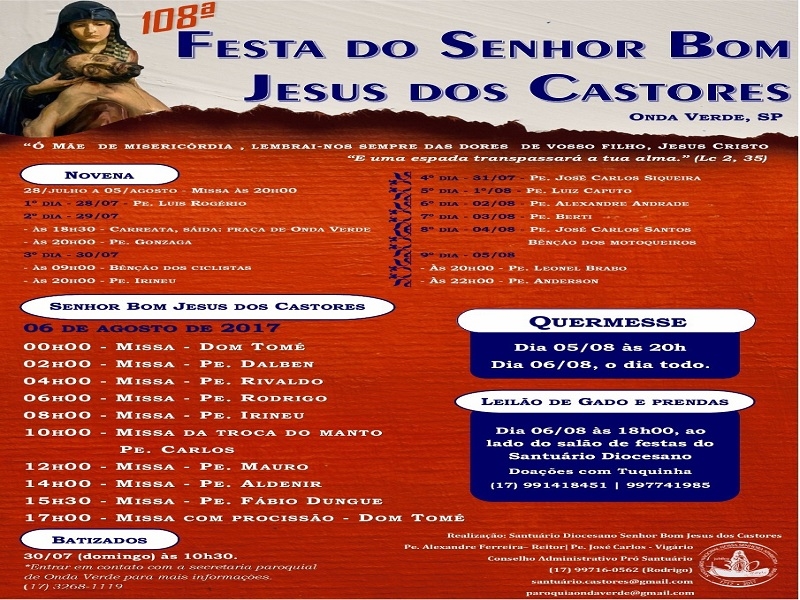 FESTA DE CASTORES SE PREPARA PARA 80 MIL PESSOAS