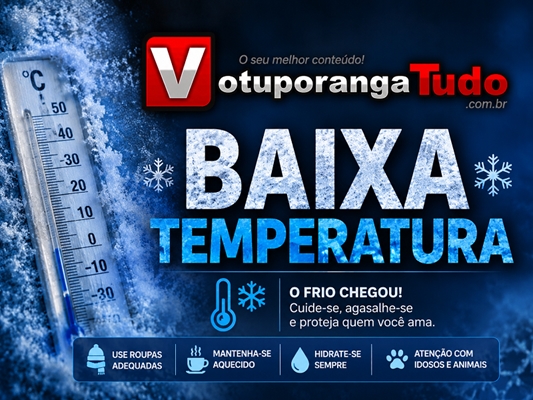 Mudança no tempo faz temperatura despencar 