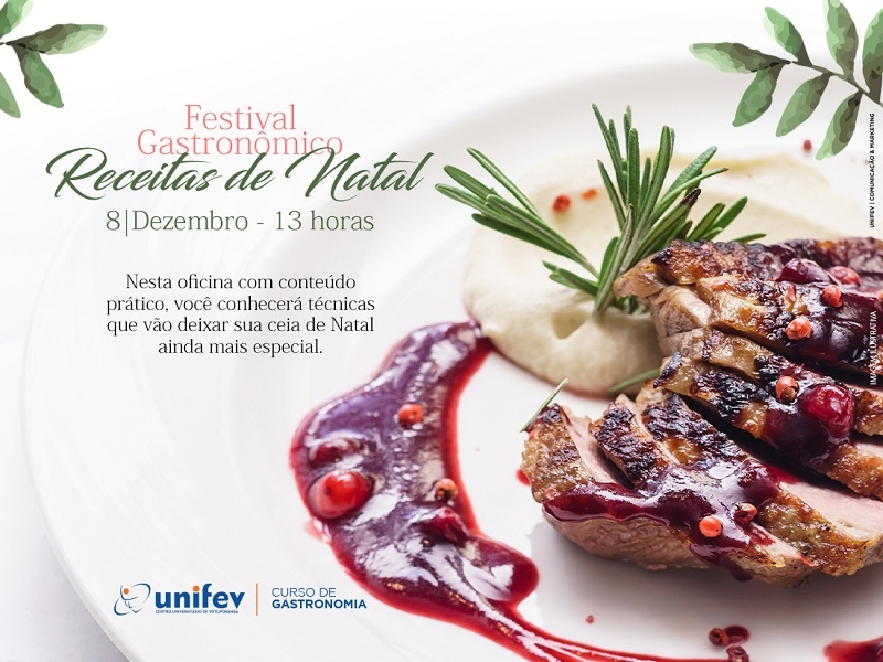 Gastronomia da UNIFEV realiza Festival Natalino