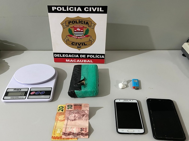 Polícia Civil de Macaubal prende dois com drogas 