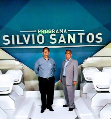 DIRETORES DA UNIFEV E FREV VISITAM ESTÚDIOS DO SBT