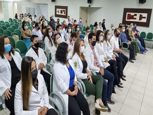 Formatura da Residência Médica no Espaço Unifev Saúde