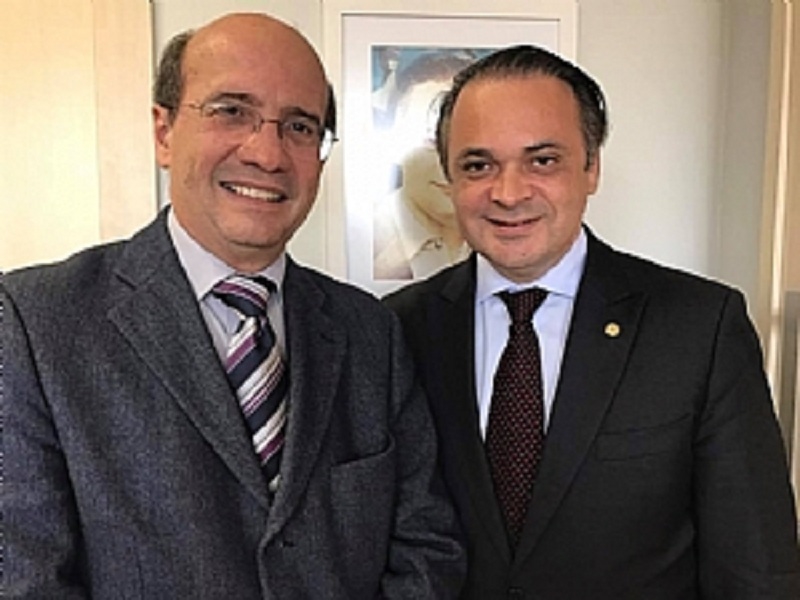 Dado visita deputado federal e libera mais grana 