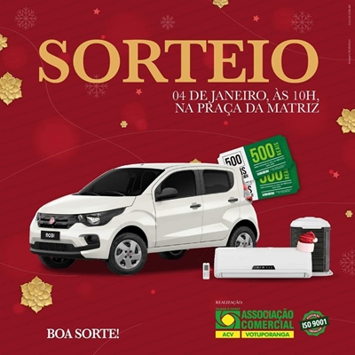 Associação Comercial sorteia carro novinho