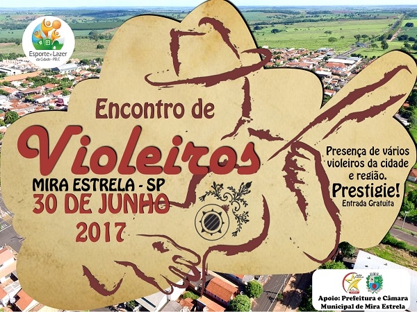 Mira Estrela tem encontro de violeiros na Praça Central