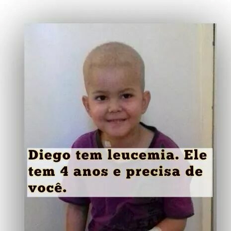 O PEQUENO DIEGO PRECISA DE VOCÊ