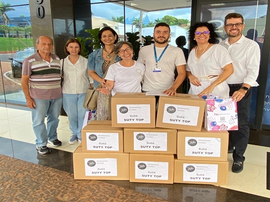Hospital de Amor recebe doação de Suty Tops de Votuporanga