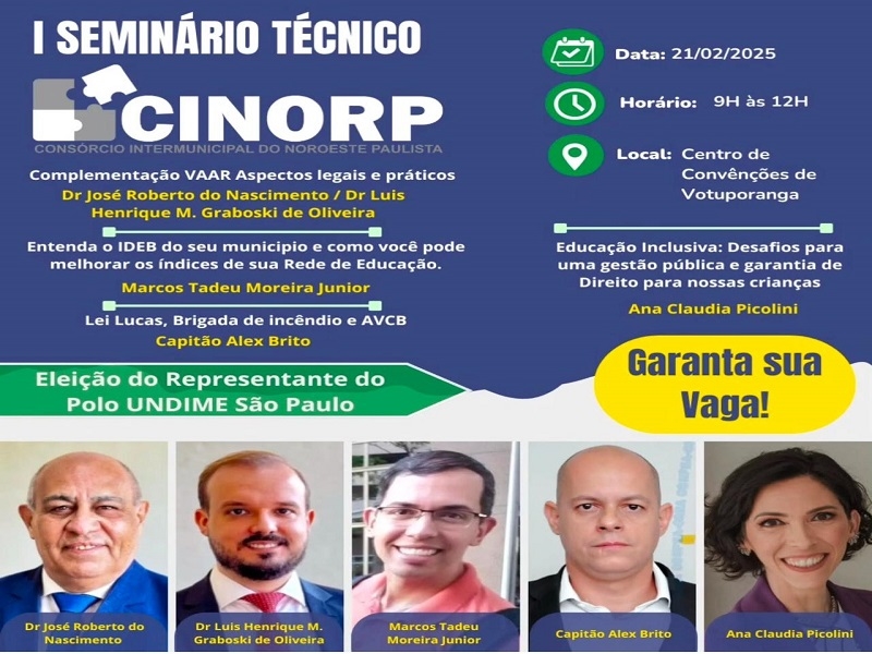CINORP realiza I Seminário Técnico da Câmara de Educação