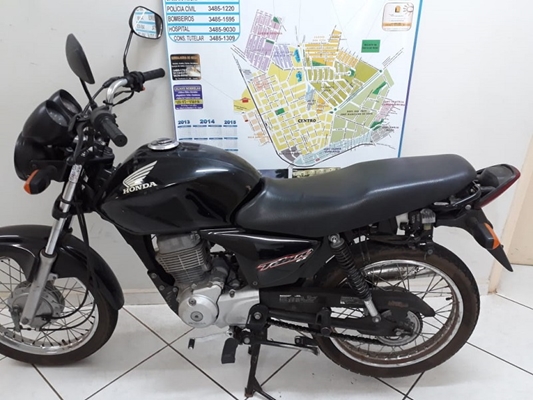 POLÍCIA DE VALENTIM GENTIL RECUPERA MOTO FURTADA EM VOTUPORANGA