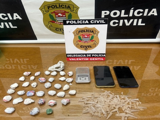 Polícia Civil de Valentim Gentil prende homem com drogas 