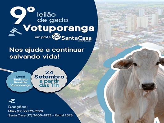 Leilão de gado da Santa Casa em Votuporanga 