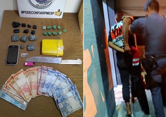 AÇÕES DA POLÍCIA MILITAR PRENDEM 3 TRAFICANTES 