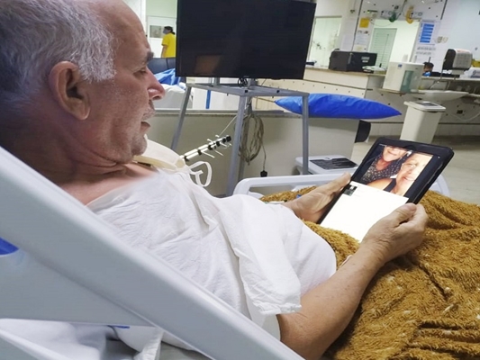Visitas online na Santa Casa de Votuporanga 