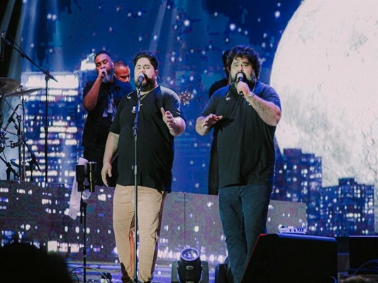 César Menotti e Fabiano na Expo Show de Votuporanga