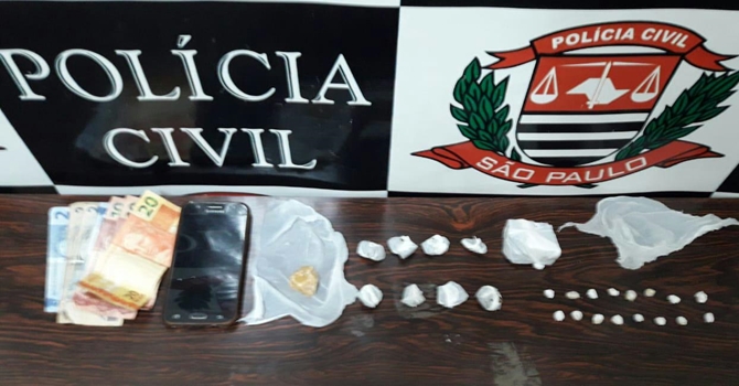 POLICIAIS DA DISE PRENDEM TRAFICANTE EM COSMORAMA