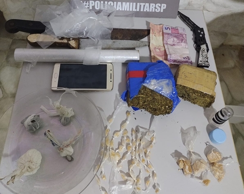 Polícia Militar prende traficante reincidente