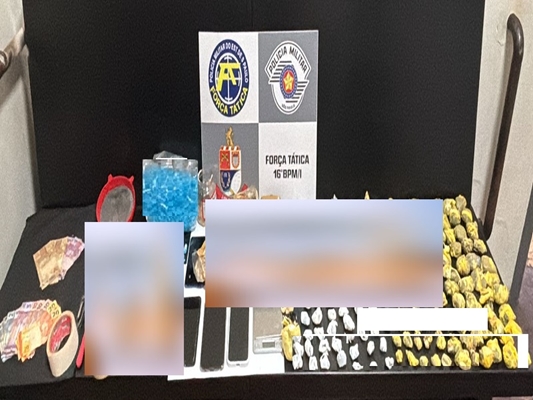 Força Tática prende 4 em 'casa bomba' do tráfico