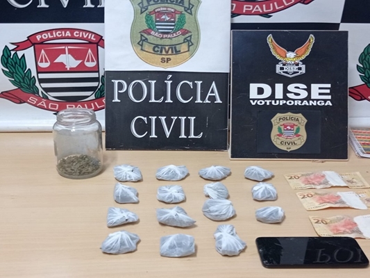 Traficante vendia 'pelotona' de maconha a R$ 50