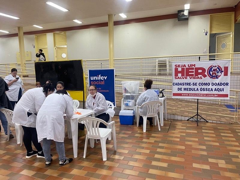 Unifev cadastra 171 potenciais doadores de medula óssea