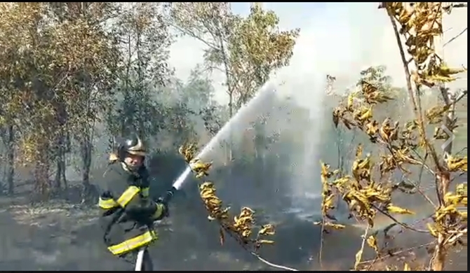 INCÊNDIO GIGANTE EM VOTUPORANGA MOBILIZA BOMBEIROS