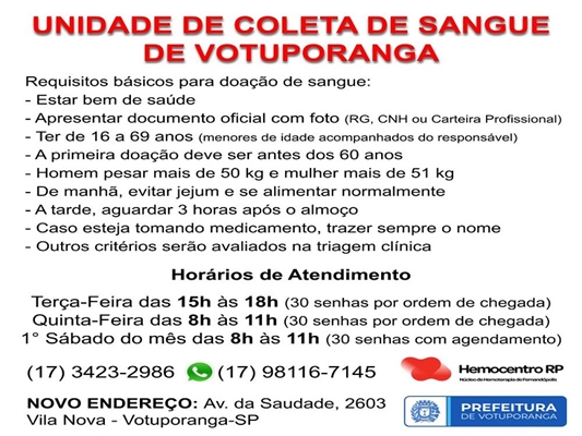 Doe sangue também